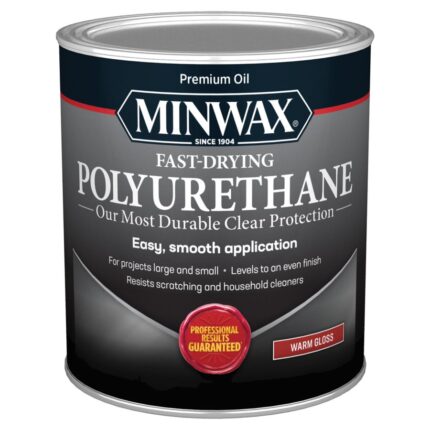 Fast-Drying Polyurethane Wood Finish  -  Gloss  -  1 Quart