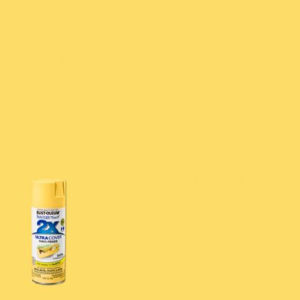 2X Ultra Cover Satin Summer Squash Spray Paint  -  12 oz
