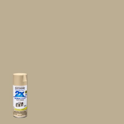 2X Ultra Cover Satin Fossil Spray Paint  -  12 oz