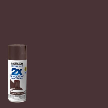 2X Ultra Cover Satin Espresso Spray Paint  -  12 oz