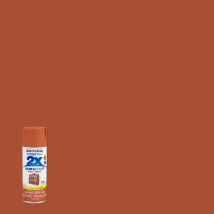 2X Ultra Cover Satin Cinnamon Spray Paint  -  12 oz