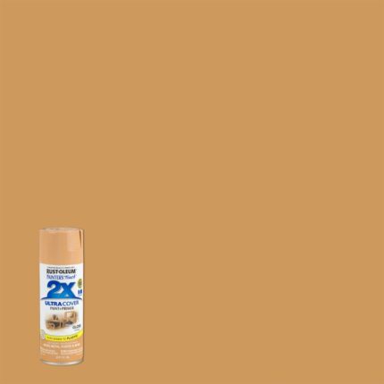2X Ultra Cover Gloss Khaki Spray Paint  -  12 oz