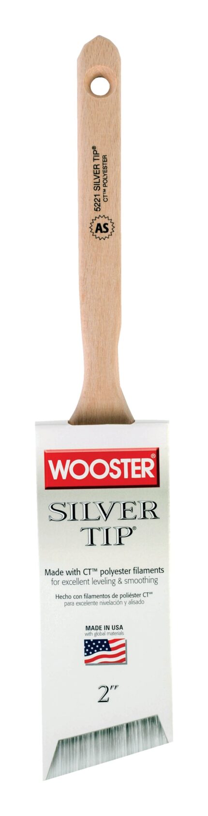 Silver Tip 2 in. Soft Angle Paint Brush
