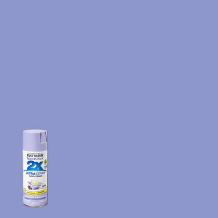 2X Ultra Cover Satin French Lilac Spray Paint  -  12 oz