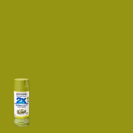 2X Ultra Cover Satin Eden Green Spray Paint  -  12 oz