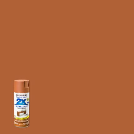 2X Ultra Cover Satin Warm Caramel Spray Paint  -  12 oz
