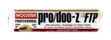Pro/Doo-Z FTP Synthetic Blend 9 in. W X 3/8 in. Paint Roller Cover 1 pk