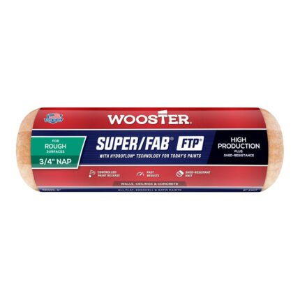 Super/Fab FTP Synthetic Blend 9 in. W X 3/4 in. Regular Paint Roller Cover 1 pk