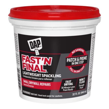 Lightweight Spackling Compound  -  32 oz