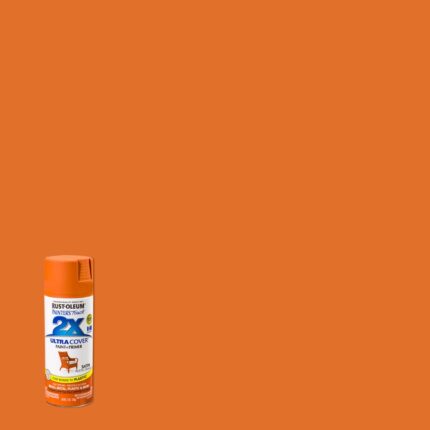 2X Ultra Cover Rustic Orange Spray Paint  -  12 oz