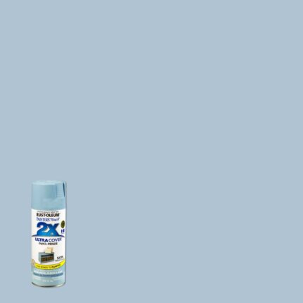 2X Ultra Cover French Blue Spray Paint  -  12 oz