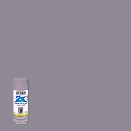 2X Ultra Cover Satin Soft Lilac Spray Paint  -  12 oz