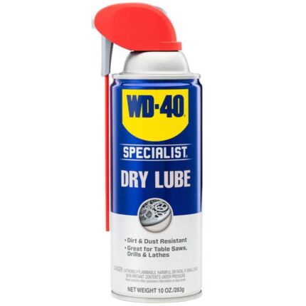 WD-40 Specialist 10 oz Dry Lube with Smart Straw, front of can