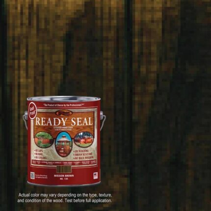 1 gal. Mission Brown Exterior Wood Stain and Sealer - photo 2