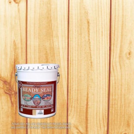 Ready Seal Goof Proof Semi-Transparent Flat Clear Oil-Based Penetrating Wood Stain/Sealer 5 gal