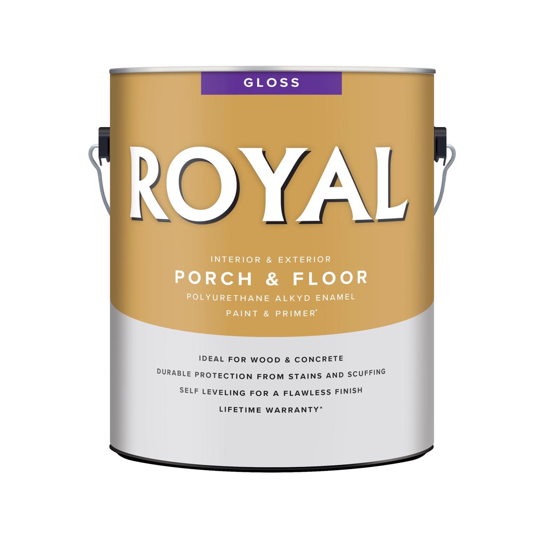 Porch & Floor Paint + Primer Gloss Steel Wool Gray - 1 Gallon - photo 2
