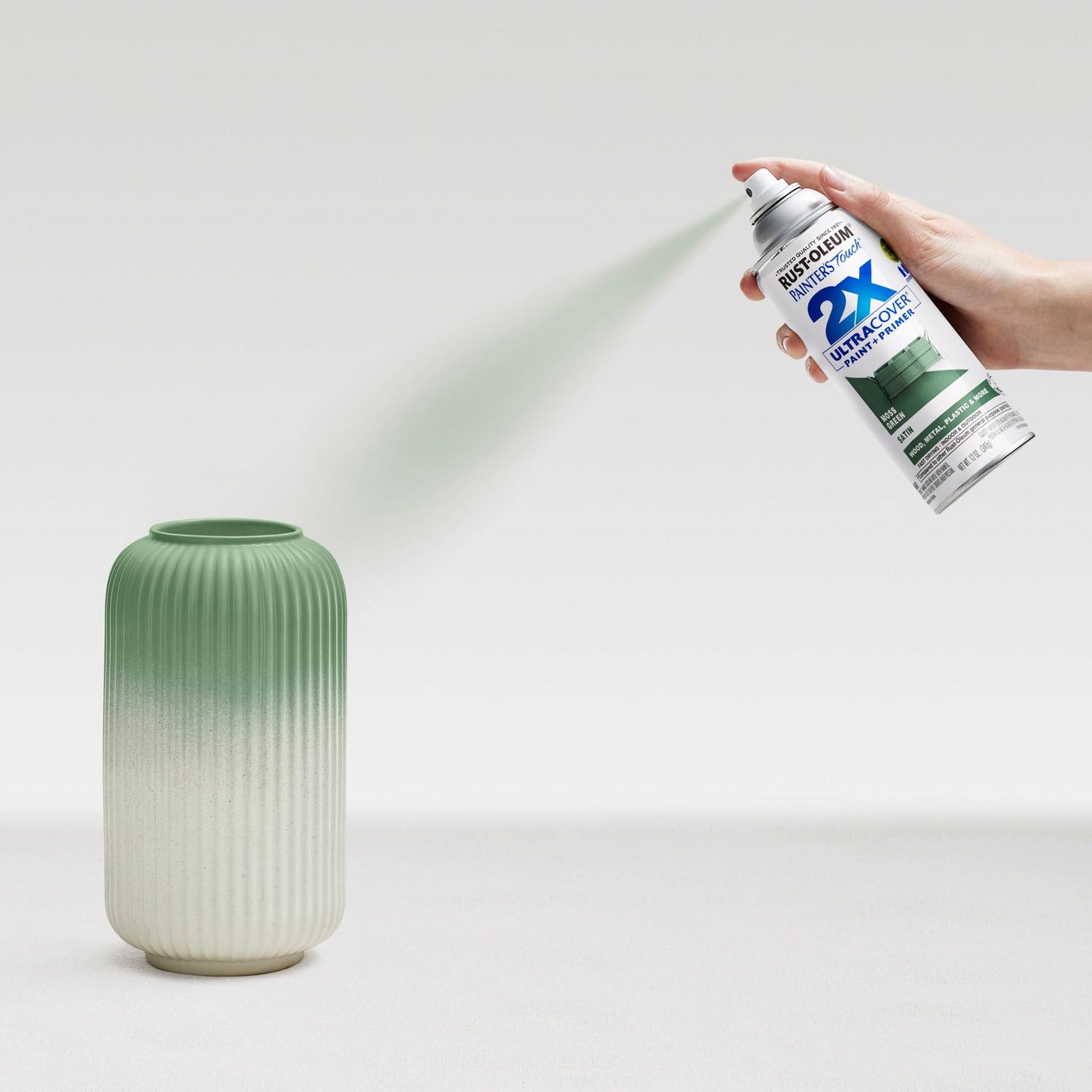 2X Ultra Cover Satin Moss Green Spray Paint - 12 oz - photo 6