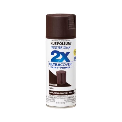 2X Ultra Cover Satin Espresso Spray Paint  -  12 oz  -  photo 2