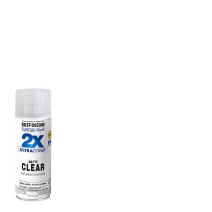 Rust-Oleum Painter's Touch 2X Ultra Cover Matte Clear Acrylic Coating Spray Paint 12 oz