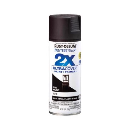 2X Ultra Cover Satin Dark Walnut Spray Paint  -  12 oz  -  photo 2