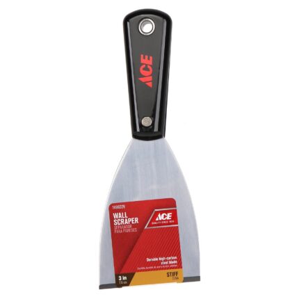 Ace 3 in. W Carbon Steel Stiff Wall Scraper
