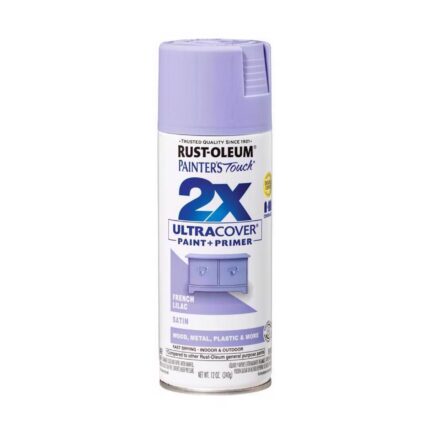 2X Ultra Cover Satin French Lilac Spray Paint  -  12 oz  -  photo 2
