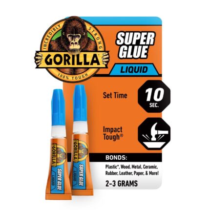 Gorilla High Strength Glue Clear Super Glue 0.22 oz