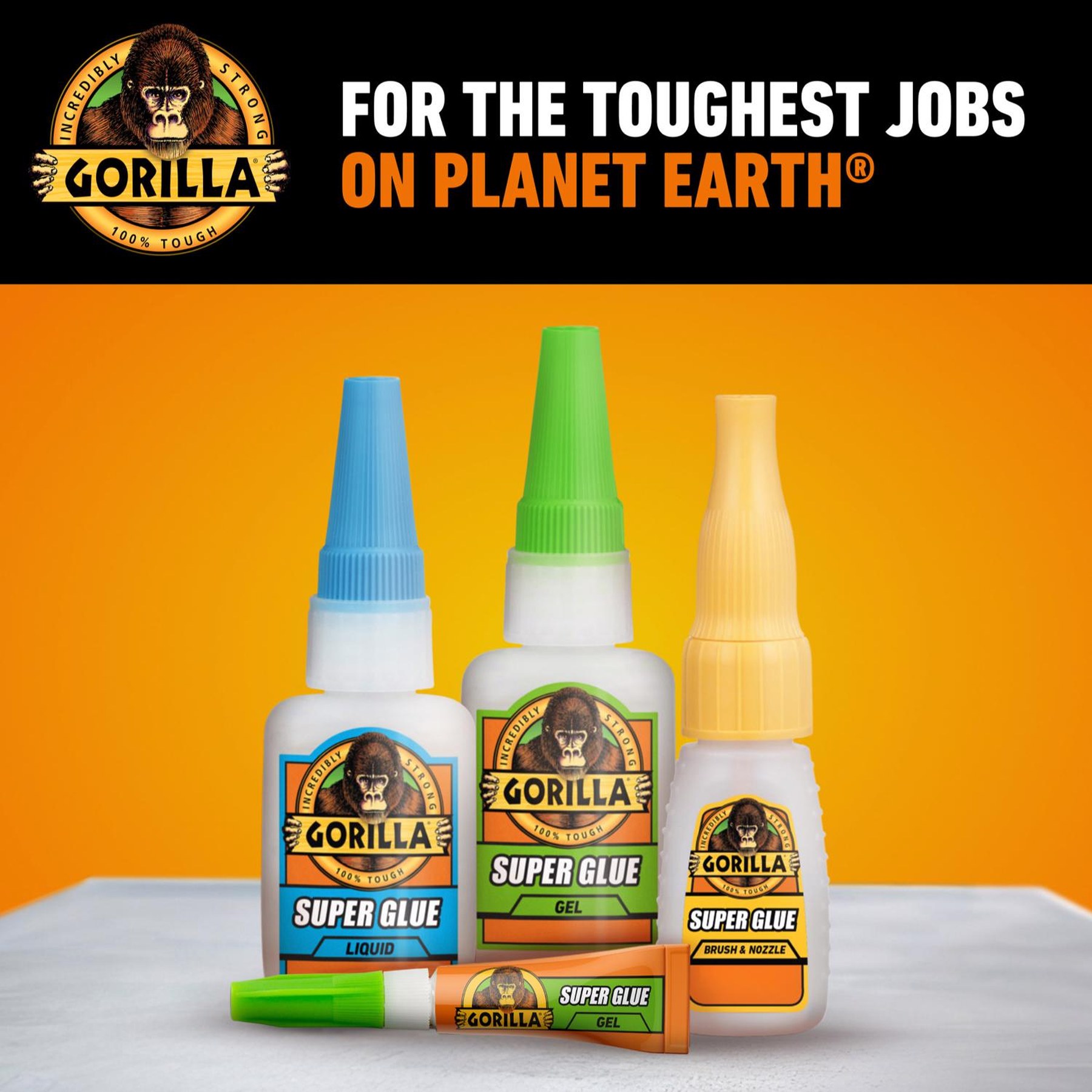 Gorilla High Strength Glue Clear Super Glue 0.11 oz