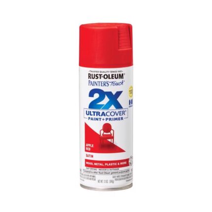 2X Ultra Cover Apple Red Spray Paint  -  12 oz  -  photo 2