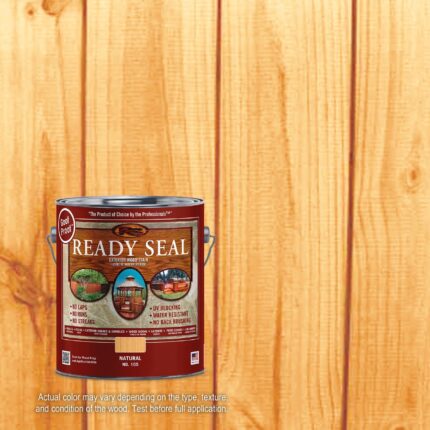 1 gal. Natural Light Oak Exterior Wood Stain and Sealer  -  photo 2