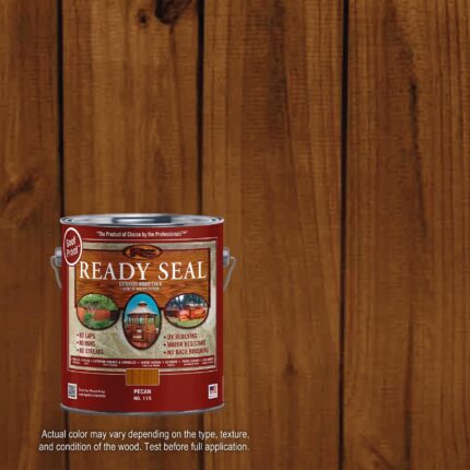 1 gal. Pecan Exterior Wood Stain and Sealer  -  photo 2
