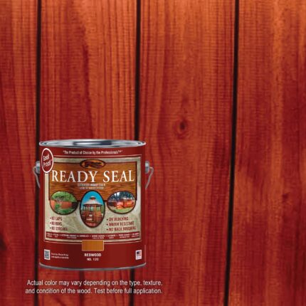 1 gal. Redwood Exterior Wood Stain and Sealer  -  photo 2