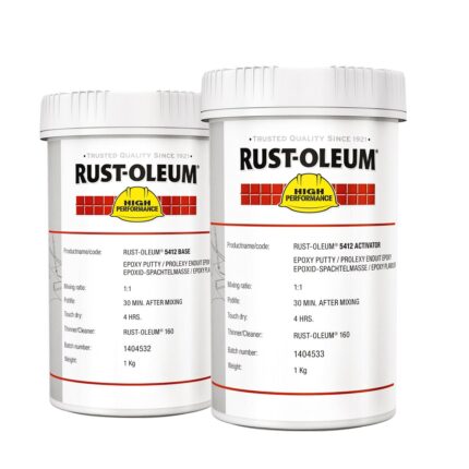 Rust-Oleum 5412 Epoxy Repair Putty 2 kg kit base and activator
