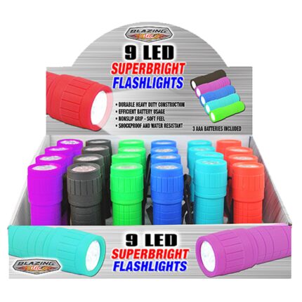 9 LED Assorted Flashlight