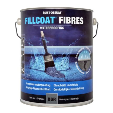 Rust-Oleum Fillcoat Fibres Waterproofing Dark Grey tin