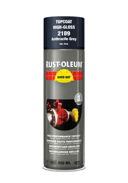 Rust-Oleum Hard Hat 2100 gloss anthracite grey RAL 7016 500 ml