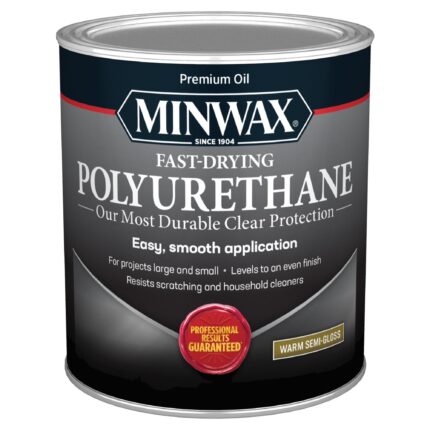 1 qt. Fast-Drying Polyurethane Semi-Gloss Clear