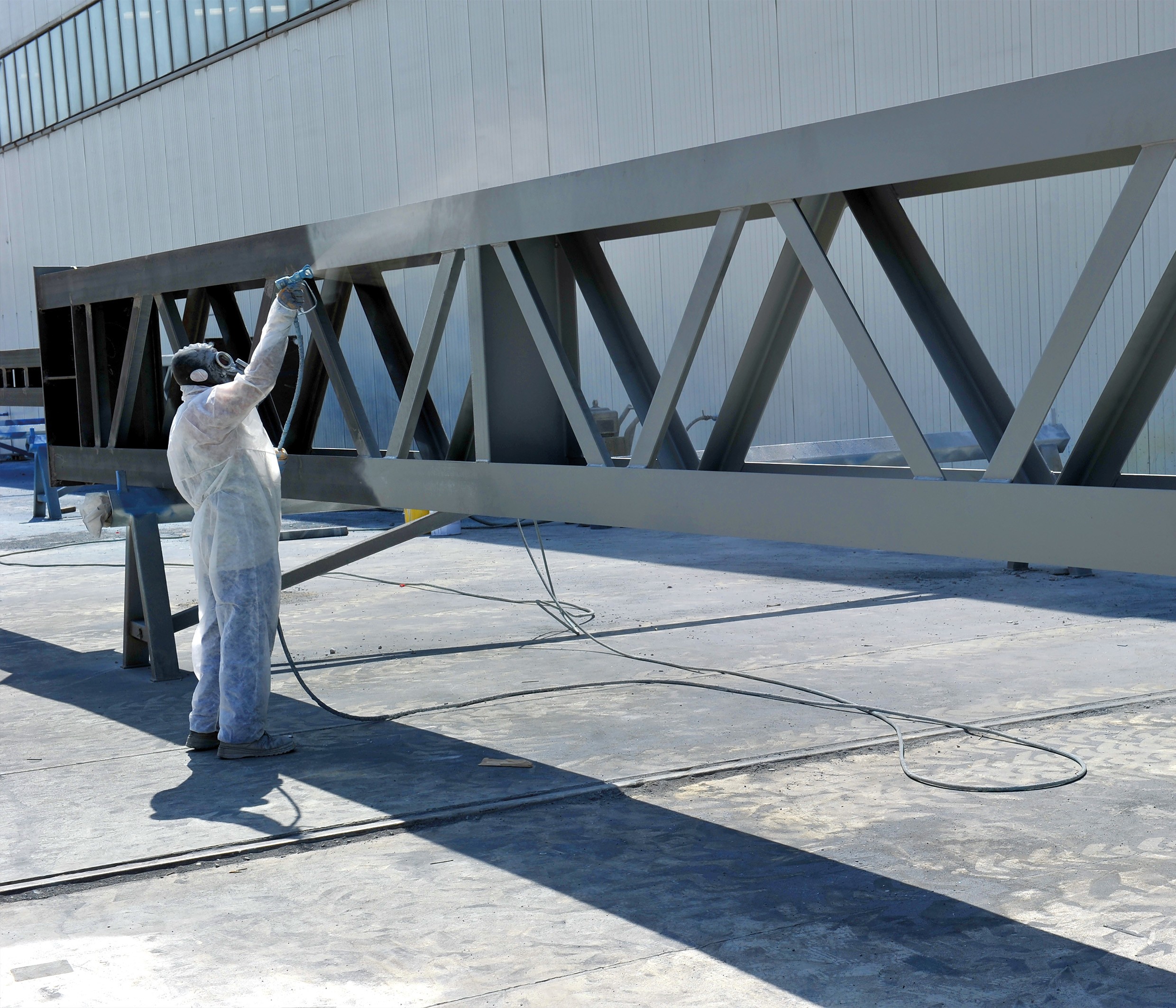 Noxyde Plus elastomeric coating on metal